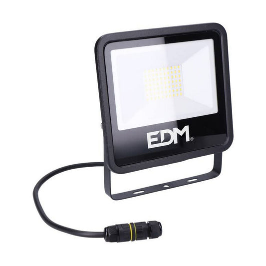 LED spotlight EDM Svart 50 W F 4000 Lm (6400 K)