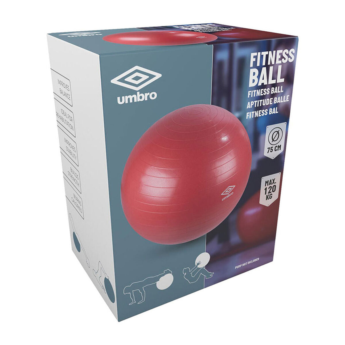 Øvelsesball Umbro Ø 75 cm Rød