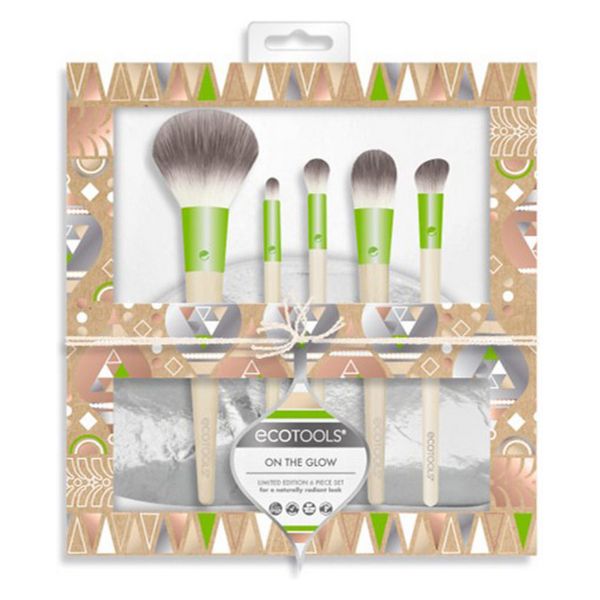 Sett med Sminkebørster Holiday Vibes Ecotools (6 pcs)