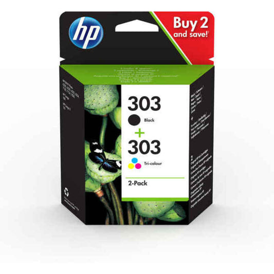 Originale Blekkpatroner HP 303 Svart Gul Cyan Magenta