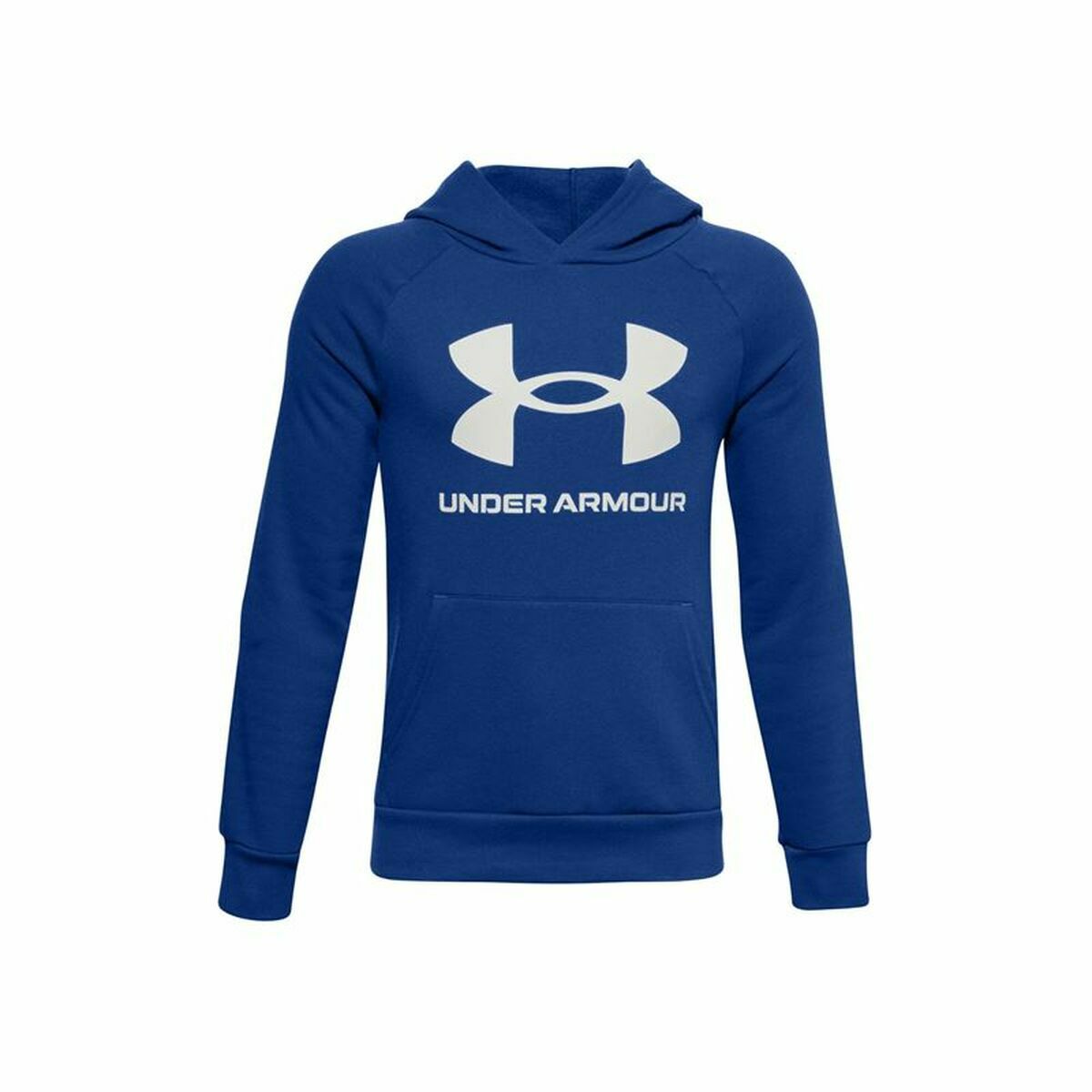 Hettegenser til Barn Under Armour Rival Fleece Blå