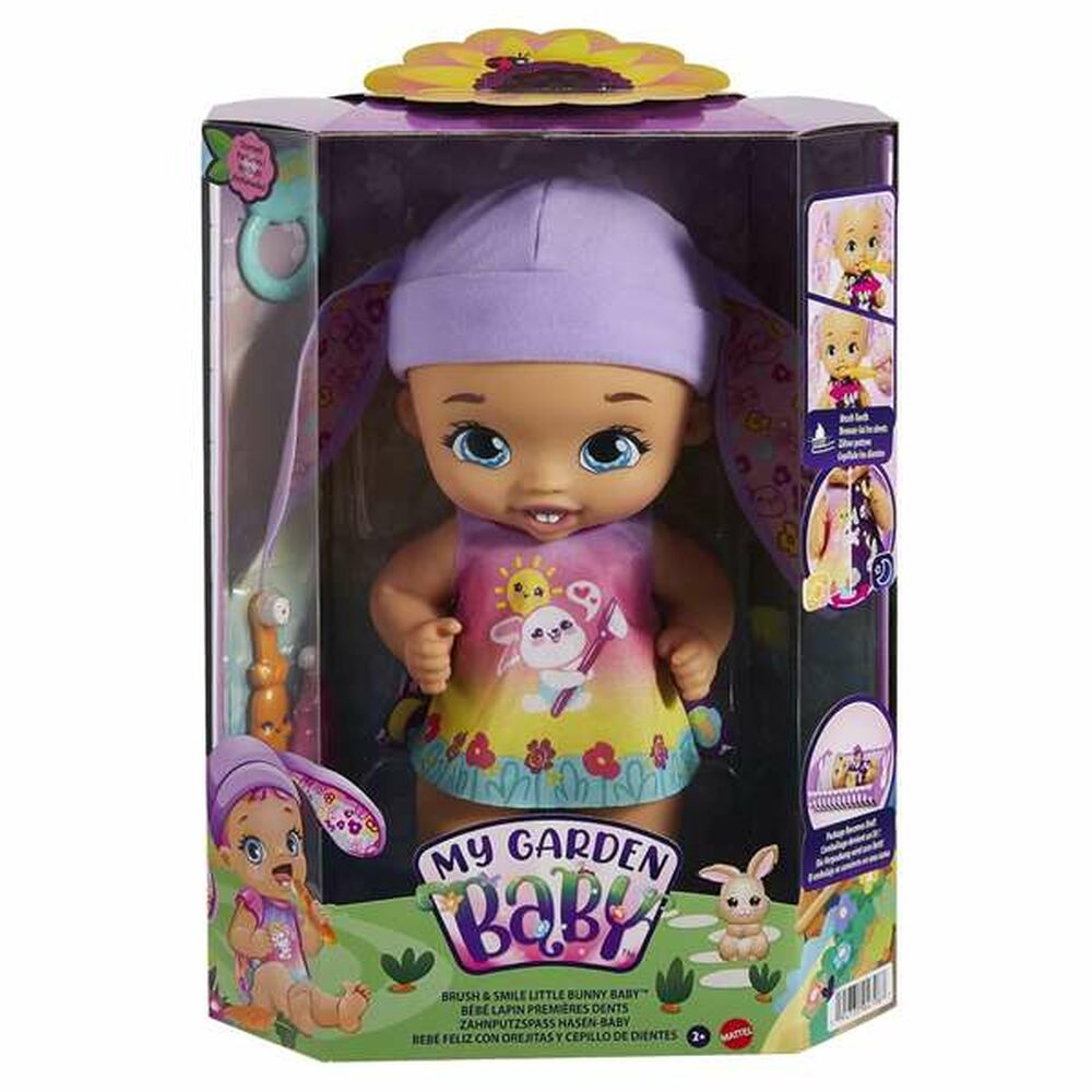 Dukke Mattel My Garden Baby Lavender Clean Teeth Bunny 30 cm