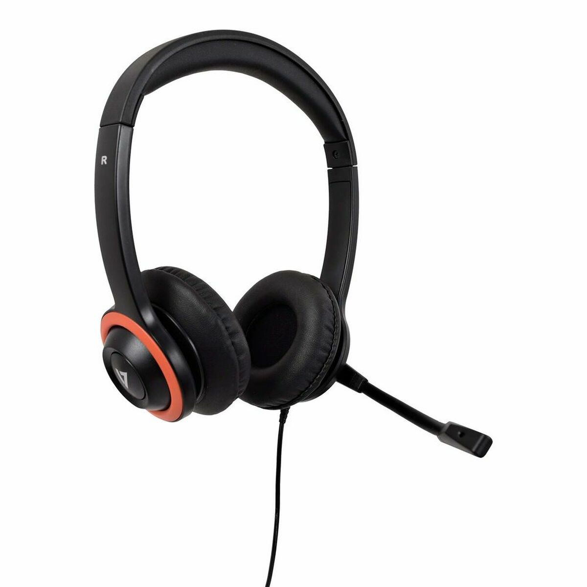 Hodetelefoner med Mikrofon V7 HU540E Svart
