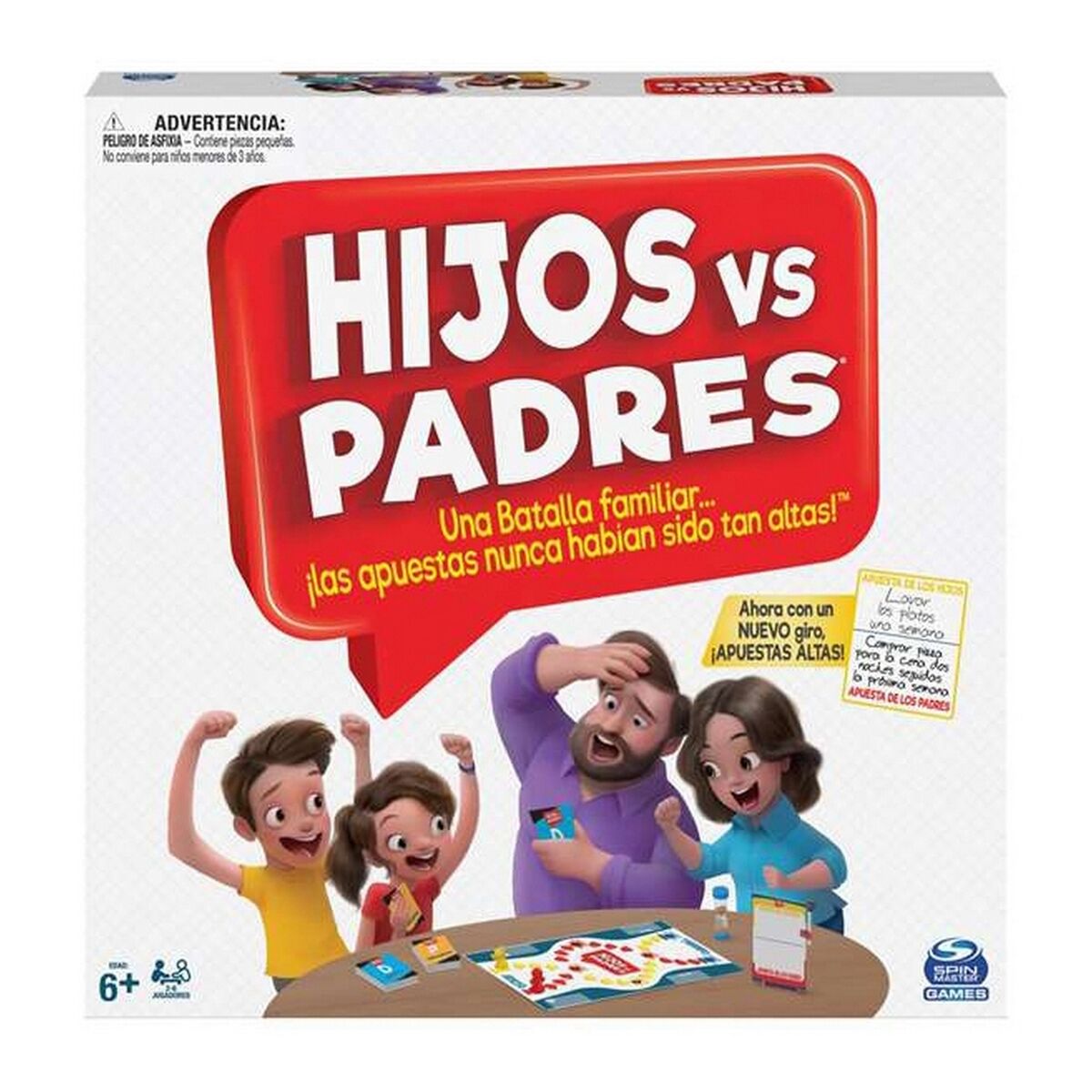 Mannen med jåen Spin Master Hijos vs Padres 206 Deler