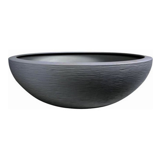 Dekorative Pongponger EDA Graphit Washbasin Plast Mørke Grå (Ø 59 x 21 cm)