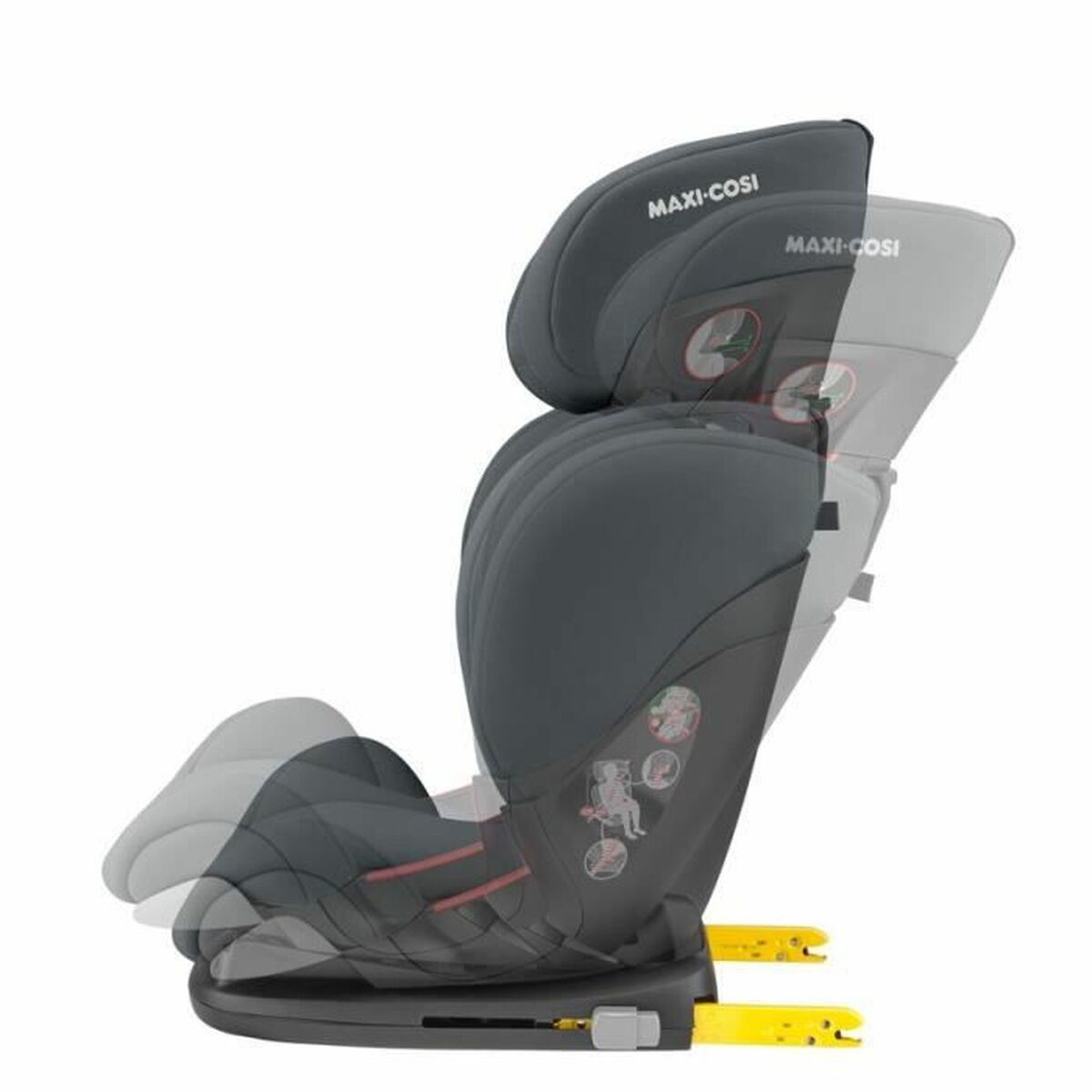 Bilstol Maxicosi Rodifix Airprotect Grafitt
