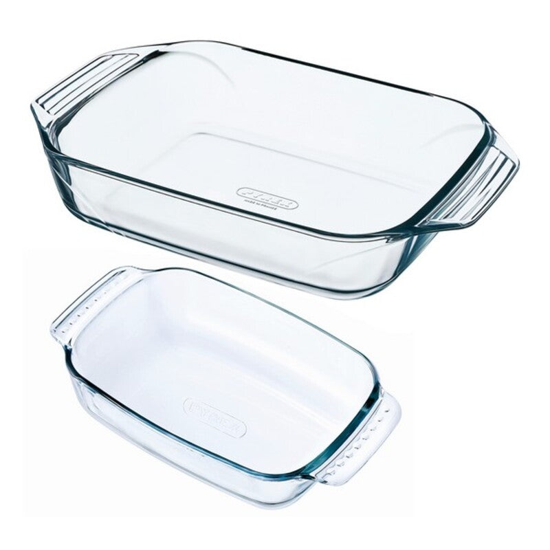 Sett med ovnsretter Pyrex Classic Borosilikatglass (2 pcs)