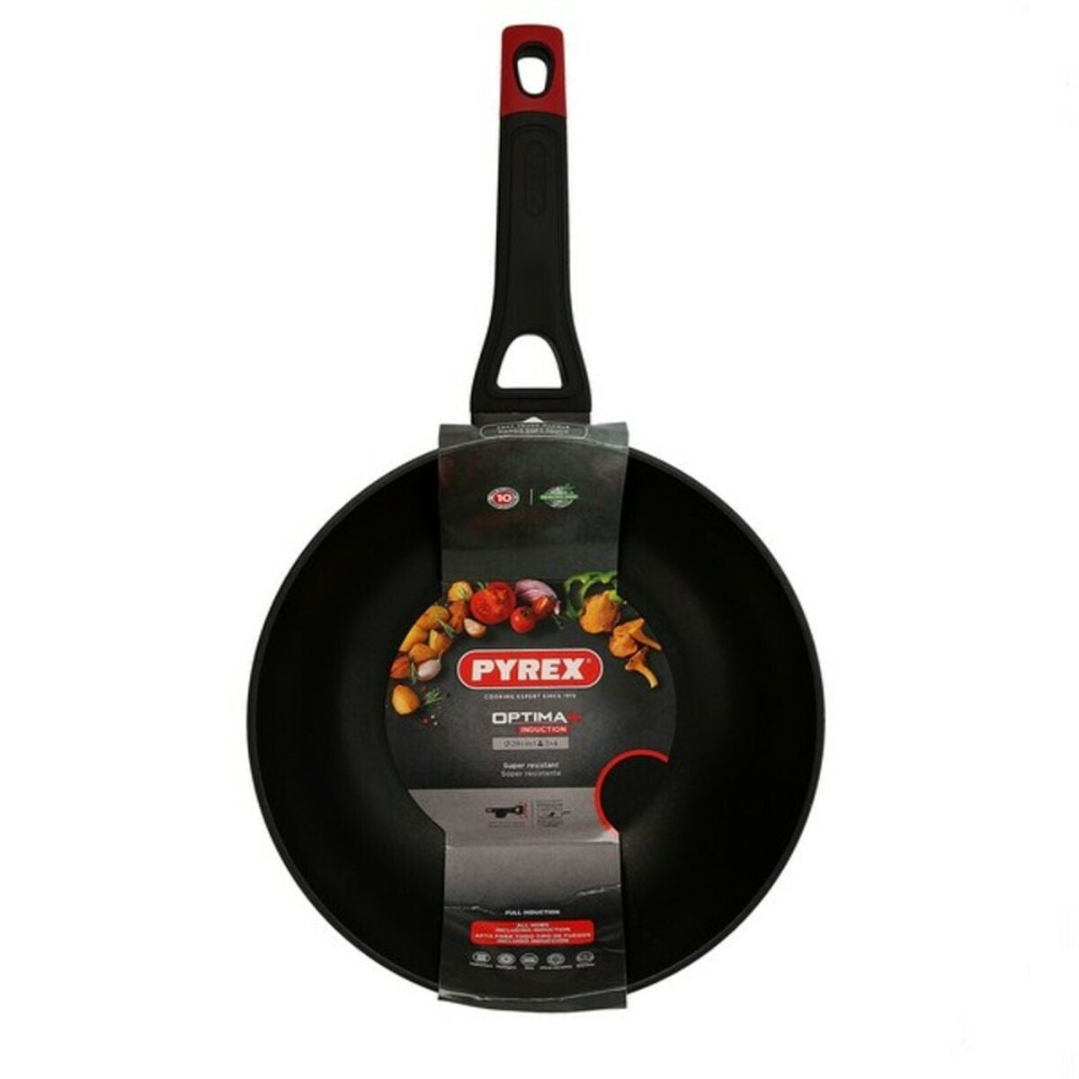 Wokpanne Pyrex Optima+ Aluminium (28 cm)