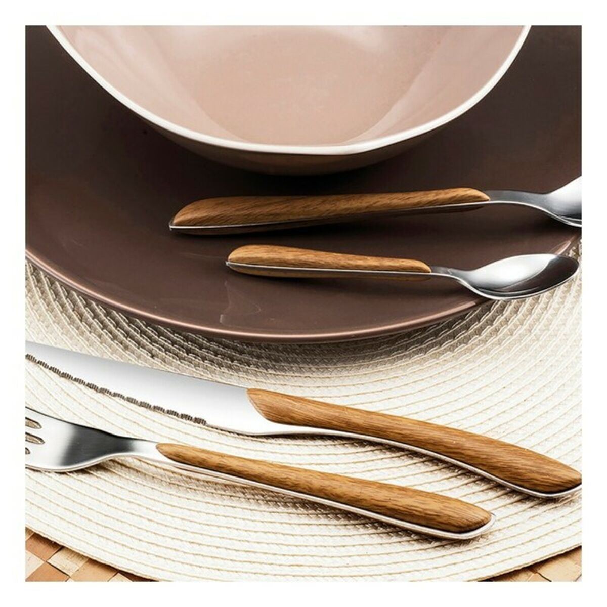 Bestikksett Amefa Eclat Tre Metall Rustfritt stål (24 pcs)