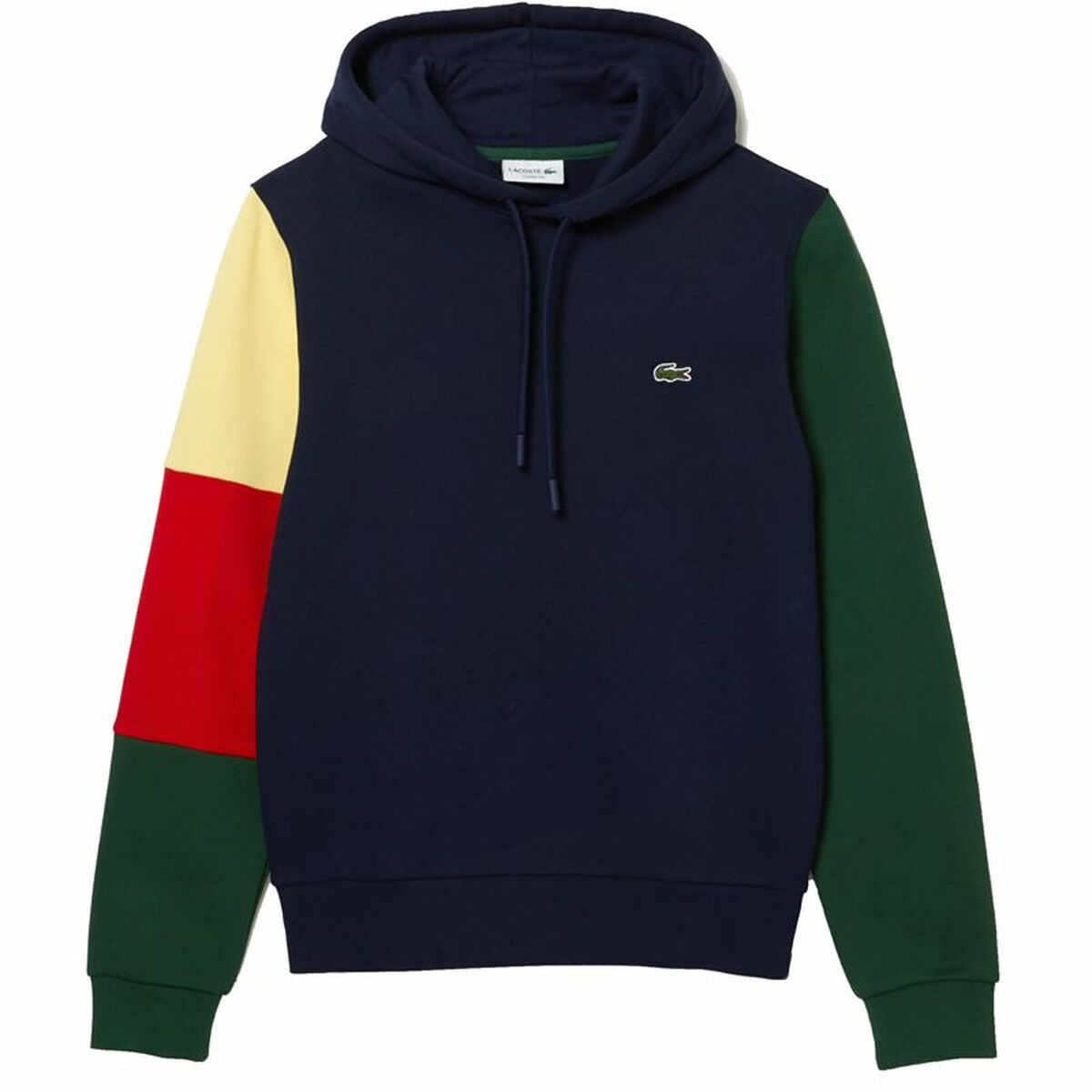 Hettegenser til Menn Lacoste Colorblock Marineblå