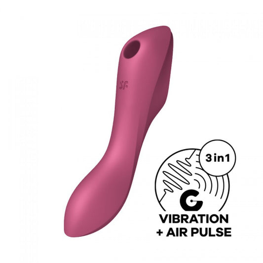 Dobbel Stimulering Vibe Satisfyer CURVY TRINITY 3