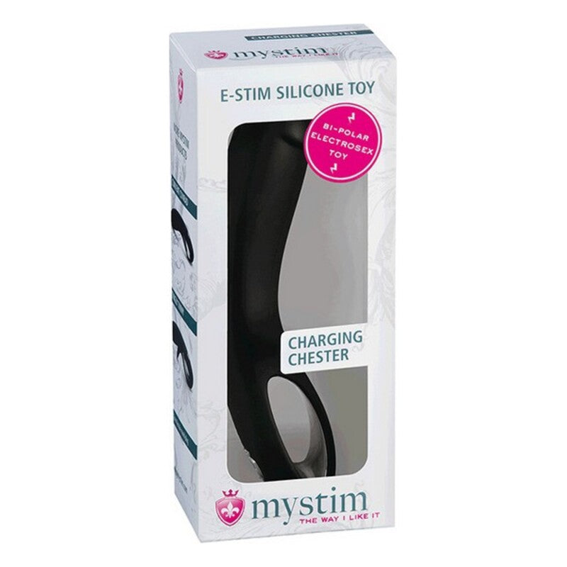 Ladet Chester E-Dildo Mystim Svart (19 cm)