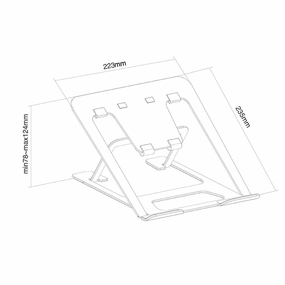 Notebookstativ Neomounts NSLS085BLACK