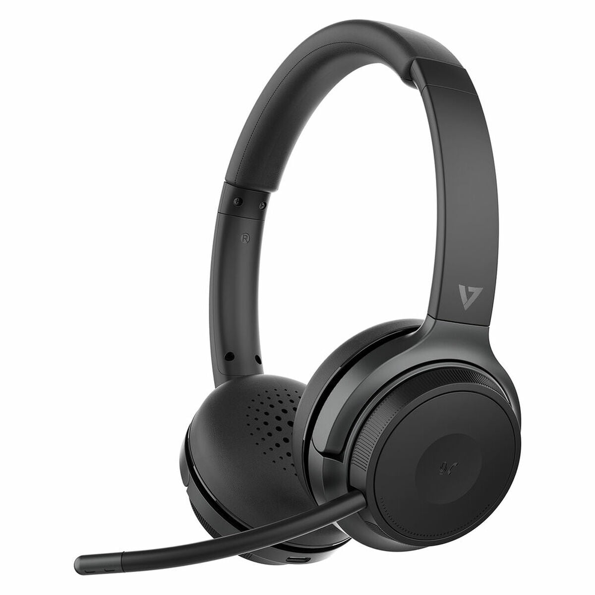 Hodetelefoner med Mikrofon V7 HB600S Svart