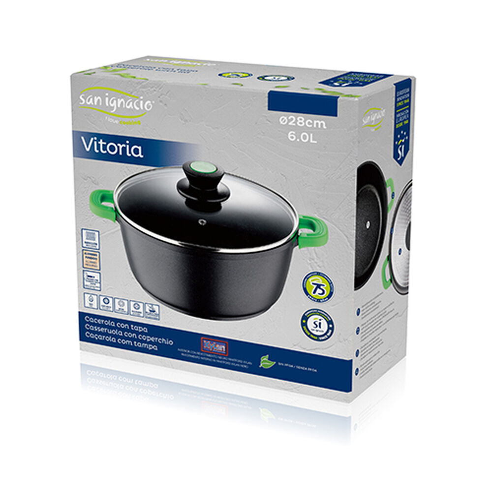 Gryte San Ignacio Q4035 Ø 28 cm Silikon Herdet aluminium