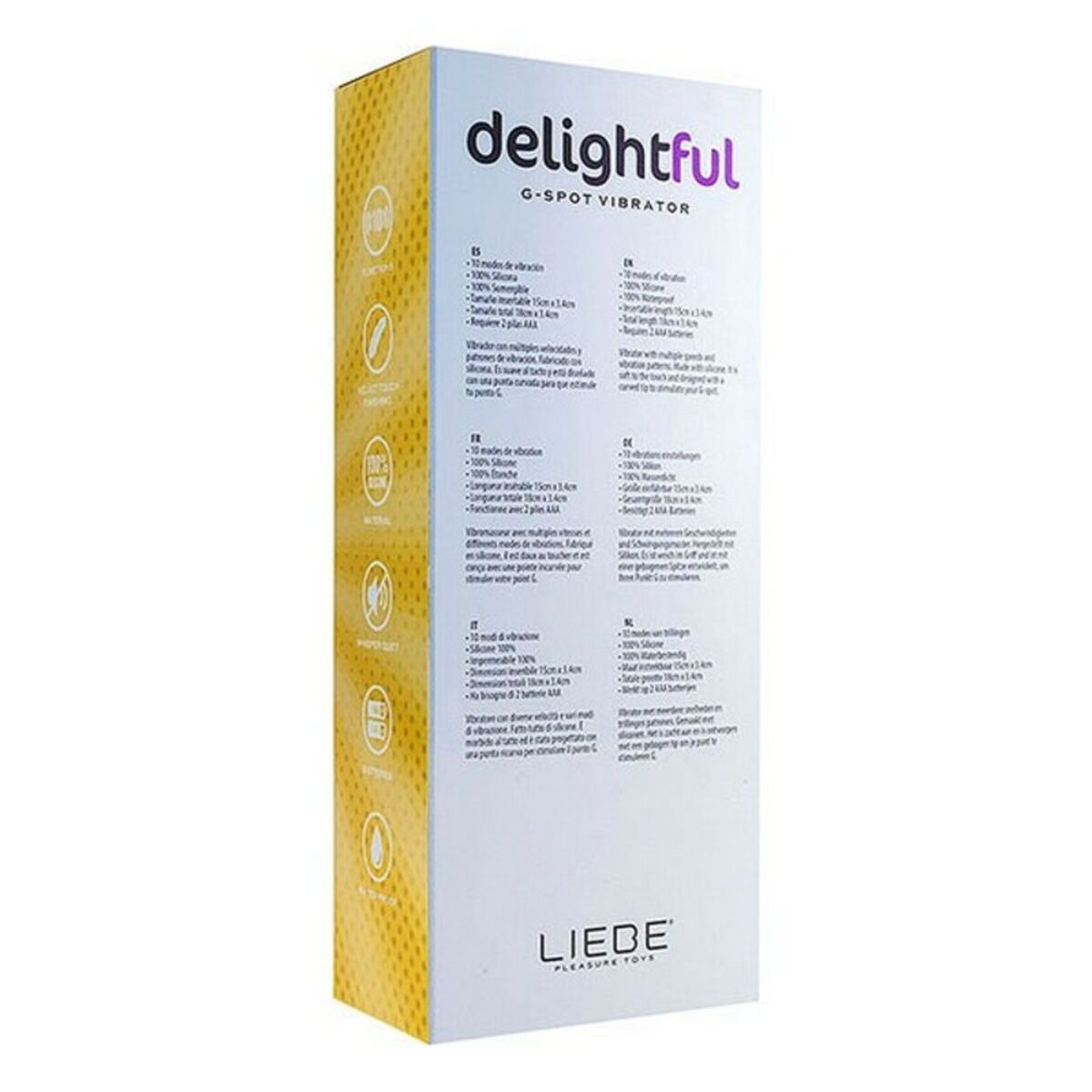 Vibrator Liebe Delightful 15 cm Ø 3,4 cm Fiolett
