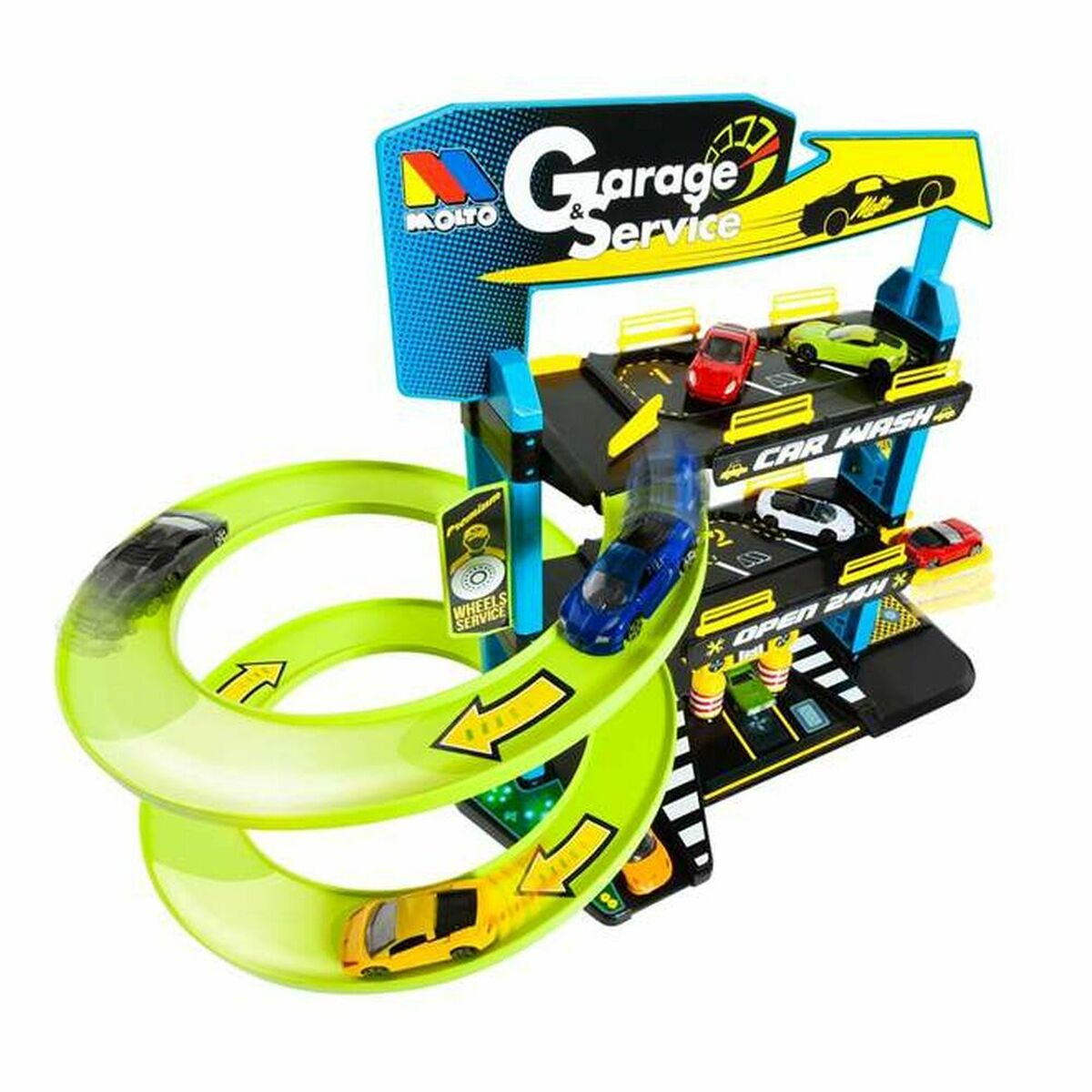 Parkering Moltó Garage Service 3 lags stativ