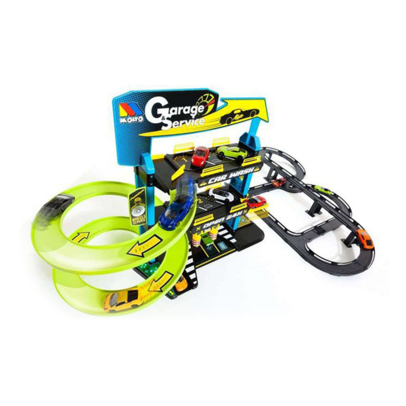 Parkeringsplass med Biler Moltó (59 x 55 x 33) (5 pcs)