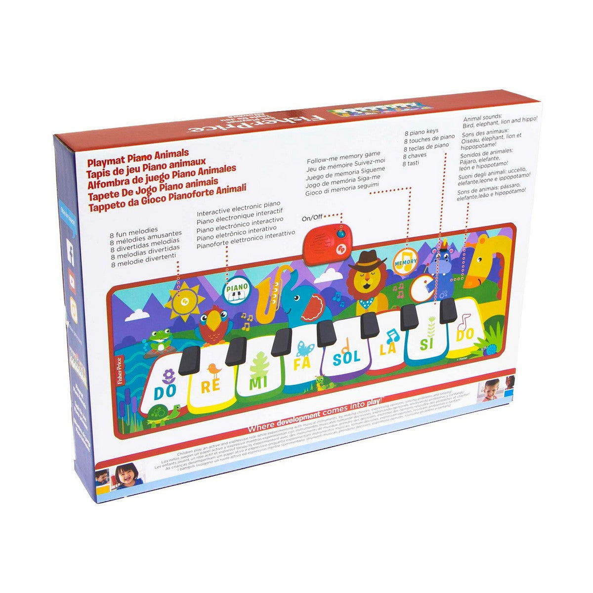 Pedagogisk Treningspiano Reig Fisher Price Musikk