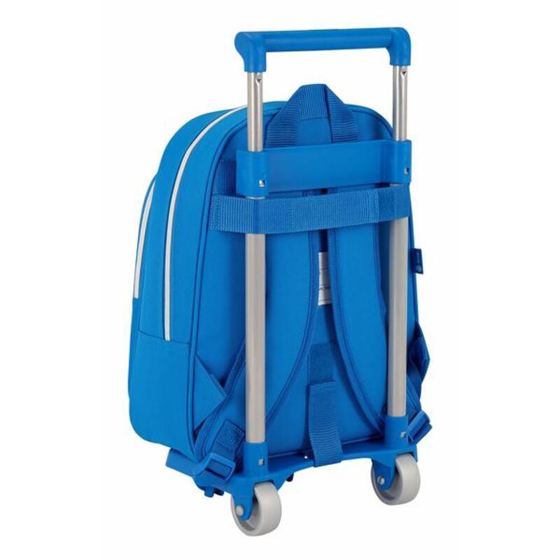 Skoleryggsekk med Hjul 705 RCD Espanyol (27 x 10 x 67 cm)