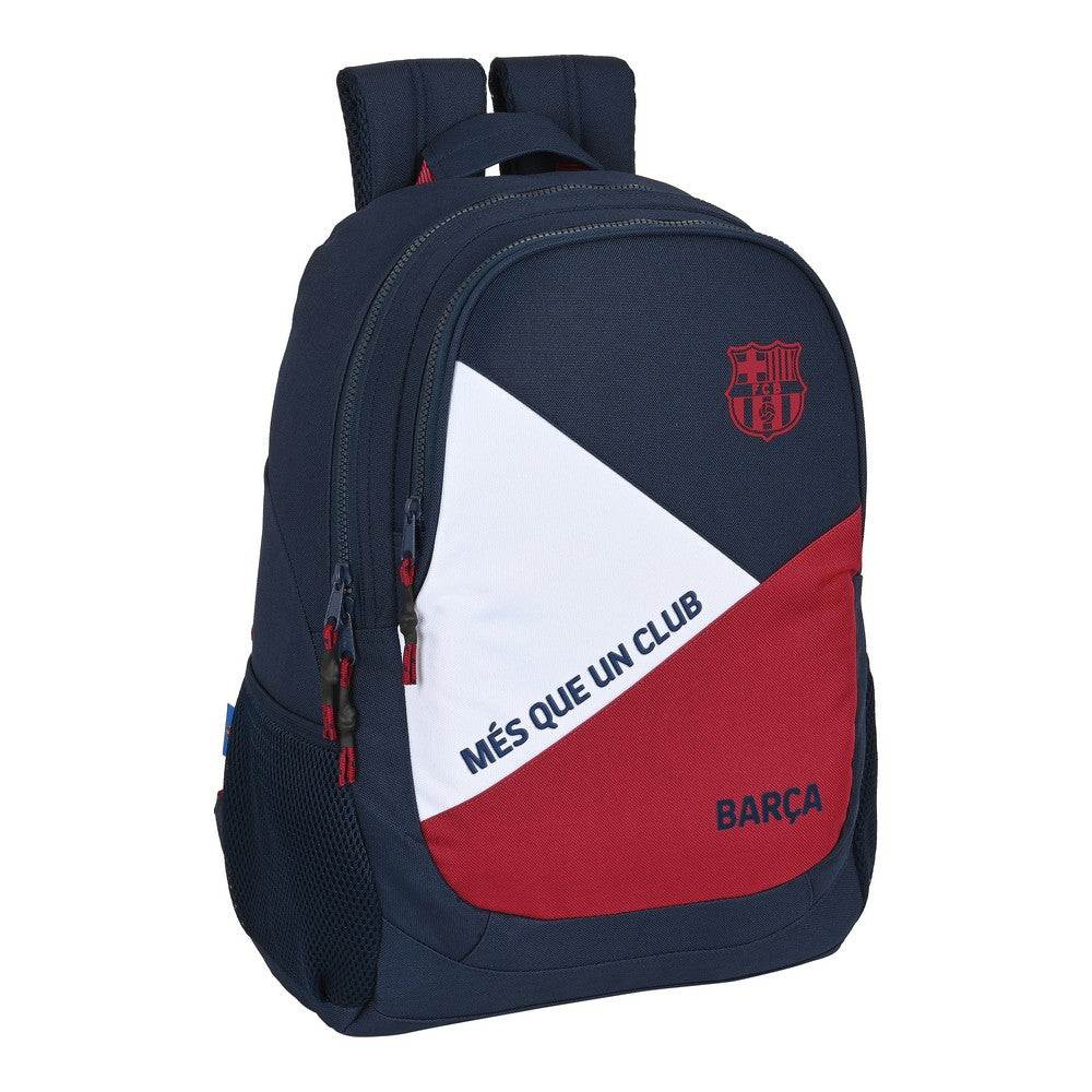 Skolebag F.C. Barcelona Blå Rødbrun (32 x 44 x 16 cm)