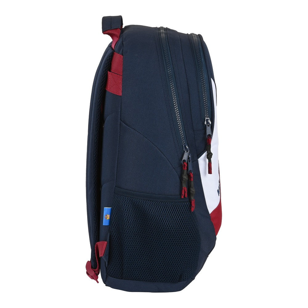 Skolebag F.C. Barcelona Blå Rødbrun (32 x 44 x 16 cm)