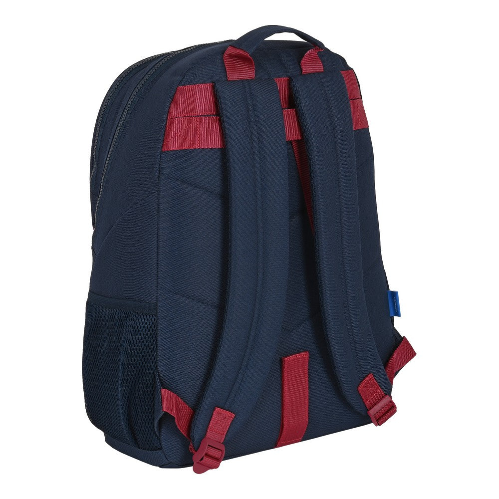 Skolebag F.C. Barcelona Blå Rødbrun (32 x 44 x 16 cm)