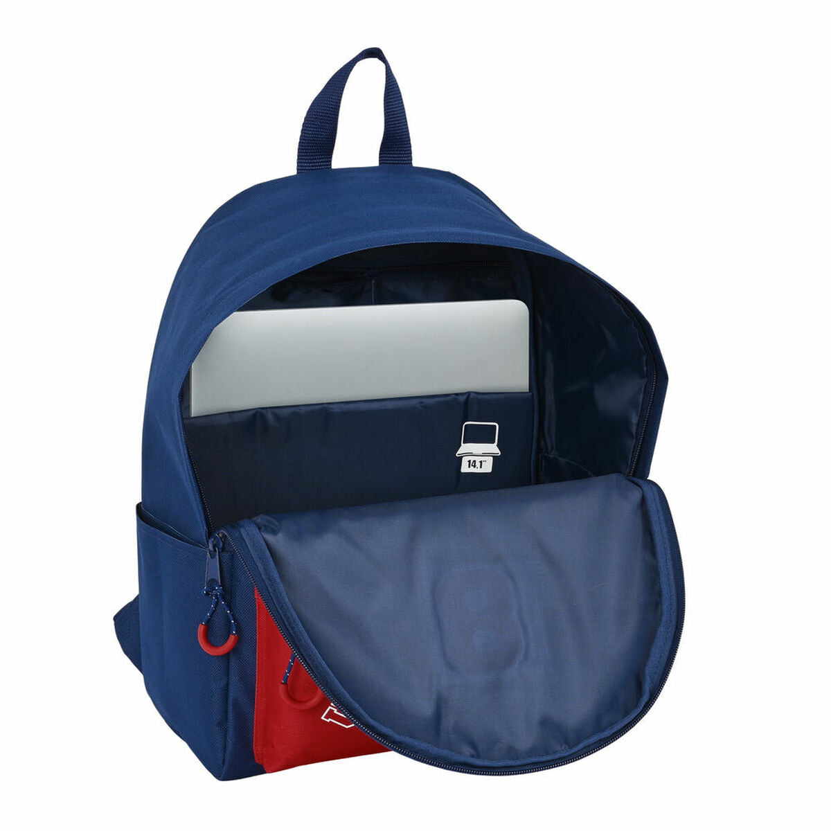 Laptop Ryggsekk Safta University Rød Marineblå (31 x 40 x 16 cm)
