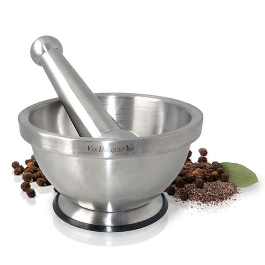 Mortar Vin Bouquet Rustfritt stål 12 cm