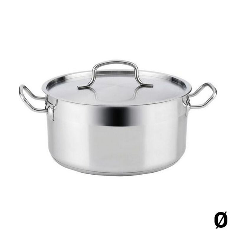 Gryte med lokk Quid Azzero Rustfritt stål