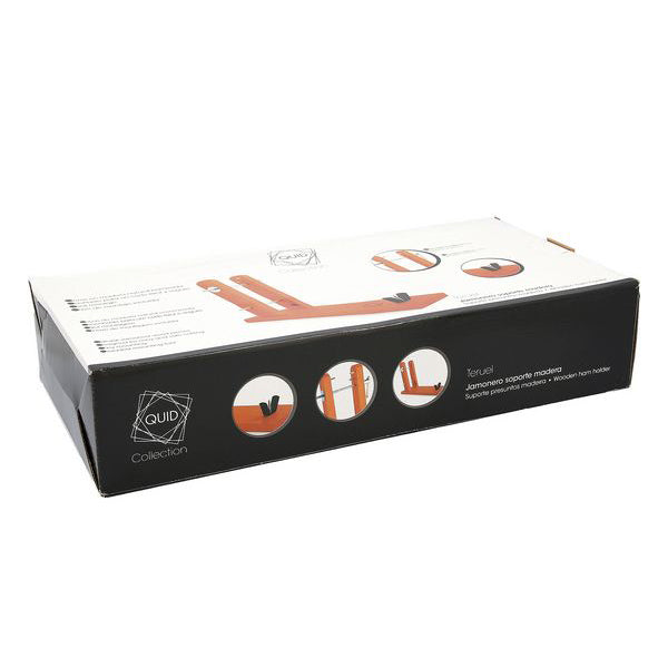 Skinkestativ av Tre Quid Teruel Tre tre og metall (44,5 x 18 x 33 cm)