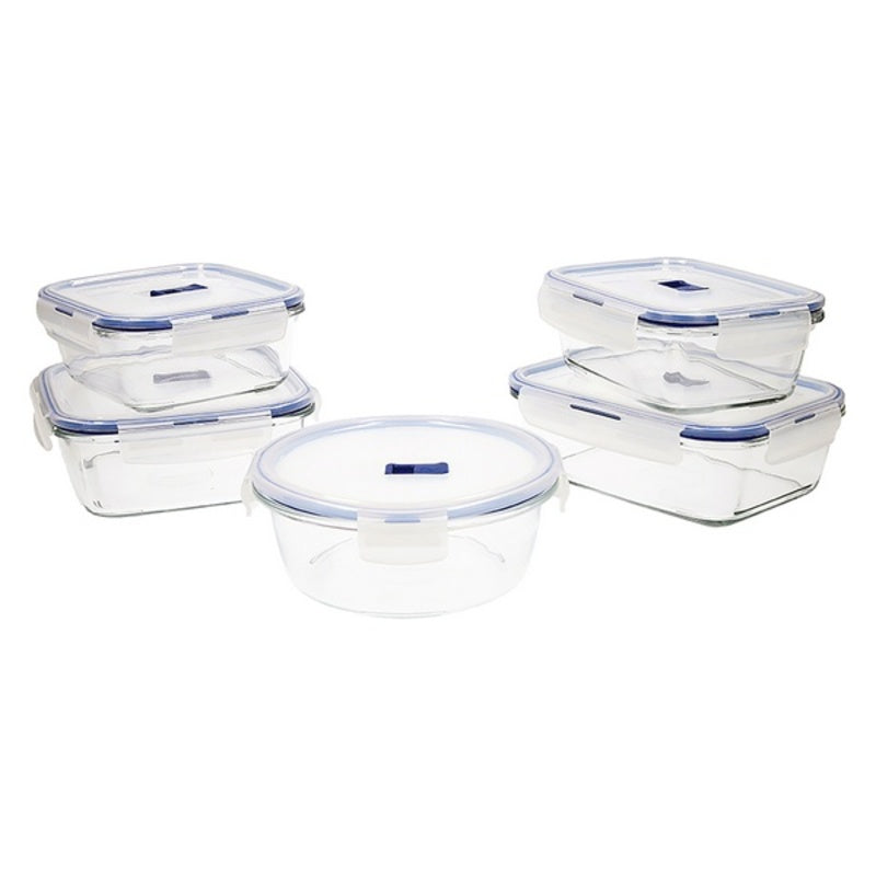 Sett med matbokser Luminarc Pure Box Active (5 pcs) Krystall (5)