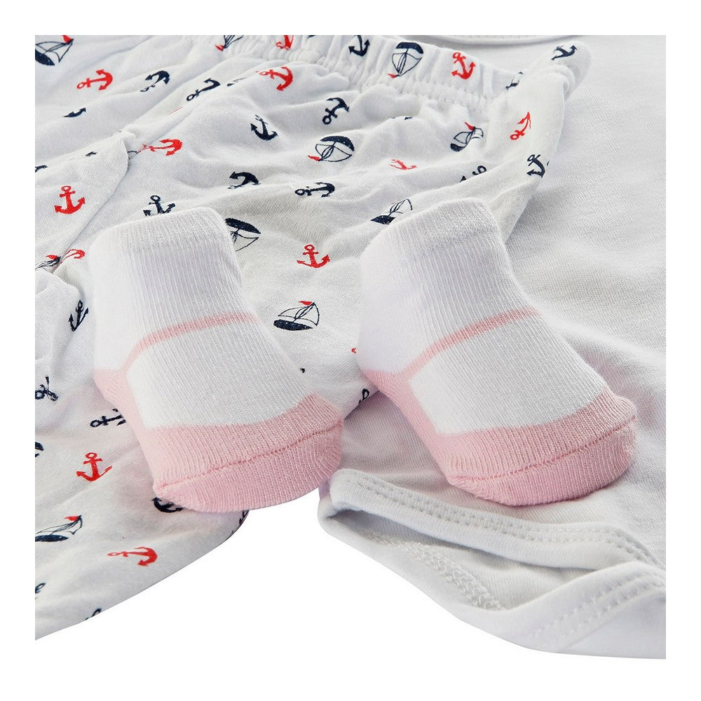 Gavesett til Babyer DKD Home Decor 0-6 måneder Bomull (2 pcs)