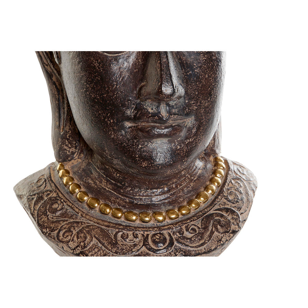 Planter DKD Home Decor Brun Fiberglass Buddha (25 x 27 x 39 cm)