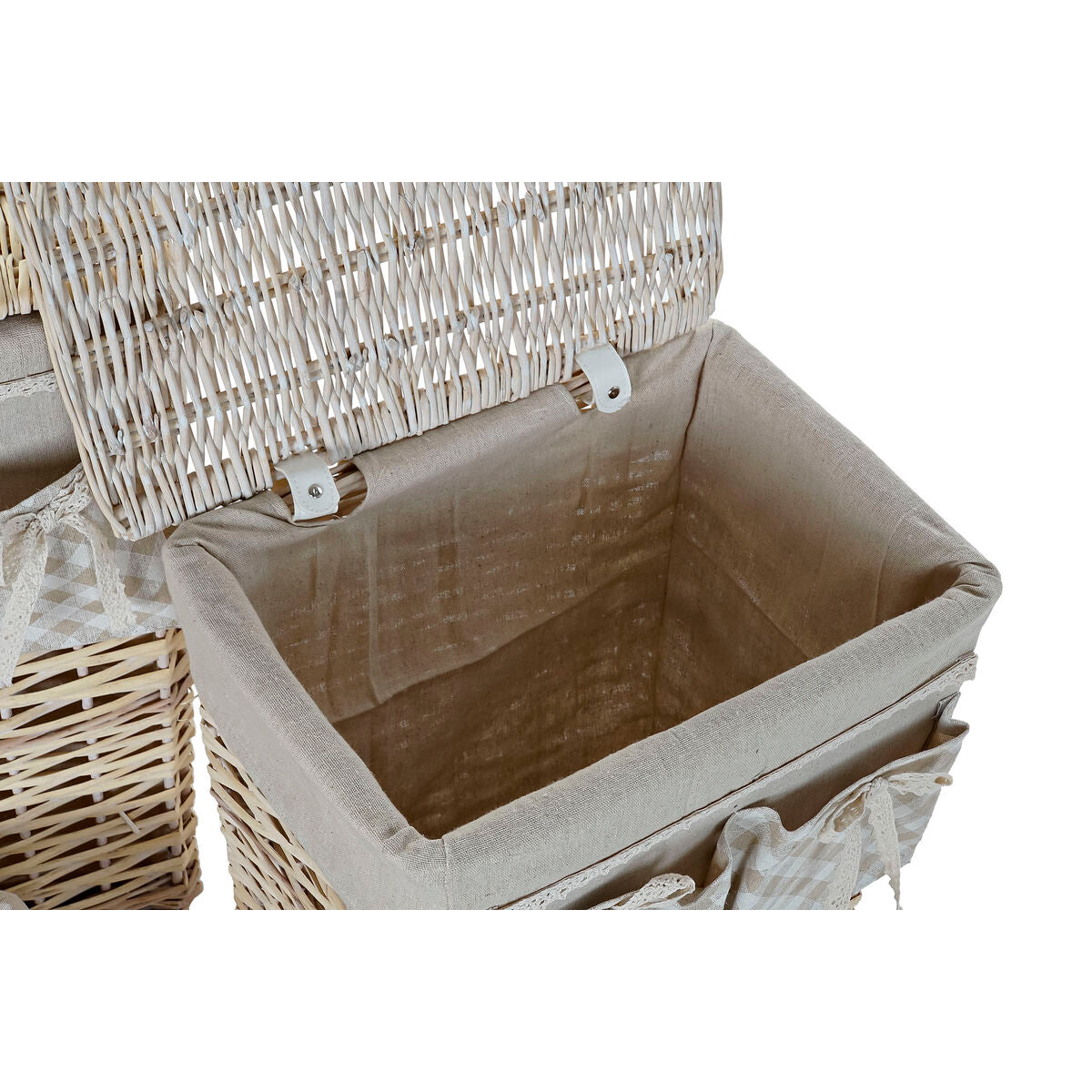 Basketballsett DKD Home Decor Polyester flettet Tradisjonell (47 x 35 x 55 cm)