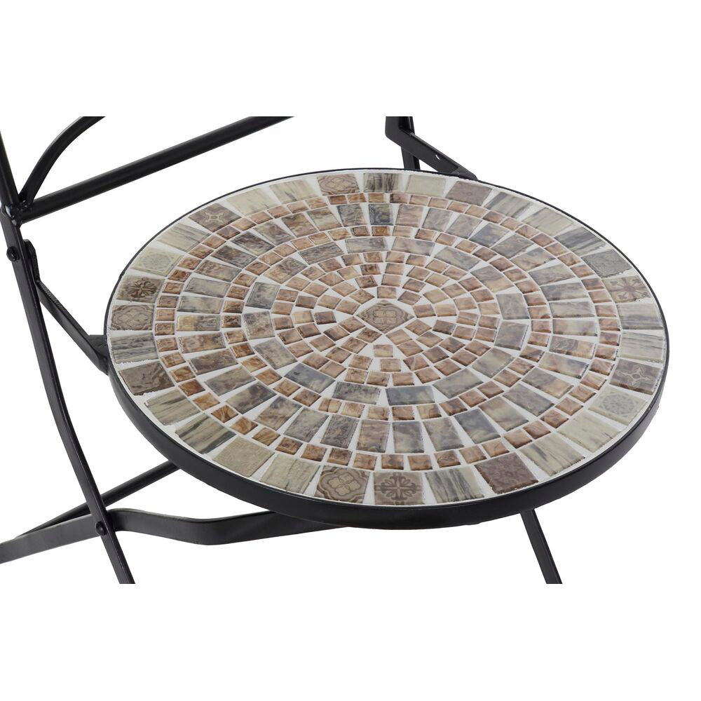 Puutarhatuoli DKD Home Decor Keramikk Svart Smijern (42 x 50 x 90 cm)