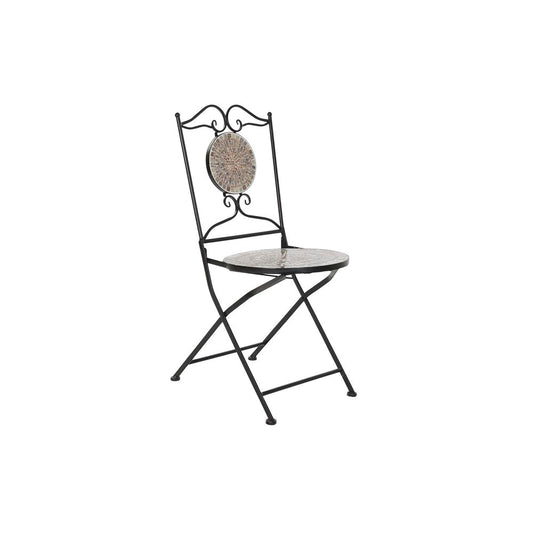 Puutarhatuoli DKD Home Decor Keramikk Svart Smijern (42 x 50 x 90 cm)