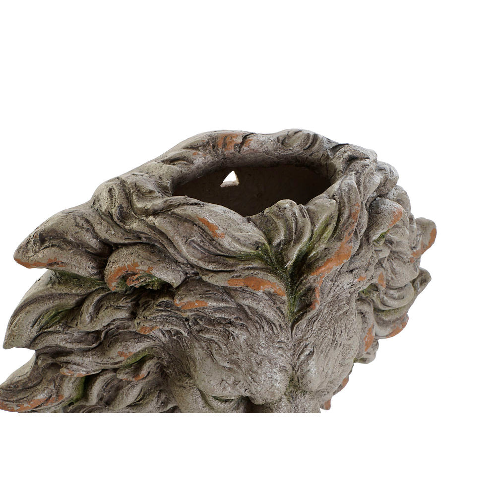 Planter DKD Home Decor Fiberglass Grå Løve (47 x 20 x 46 cm)