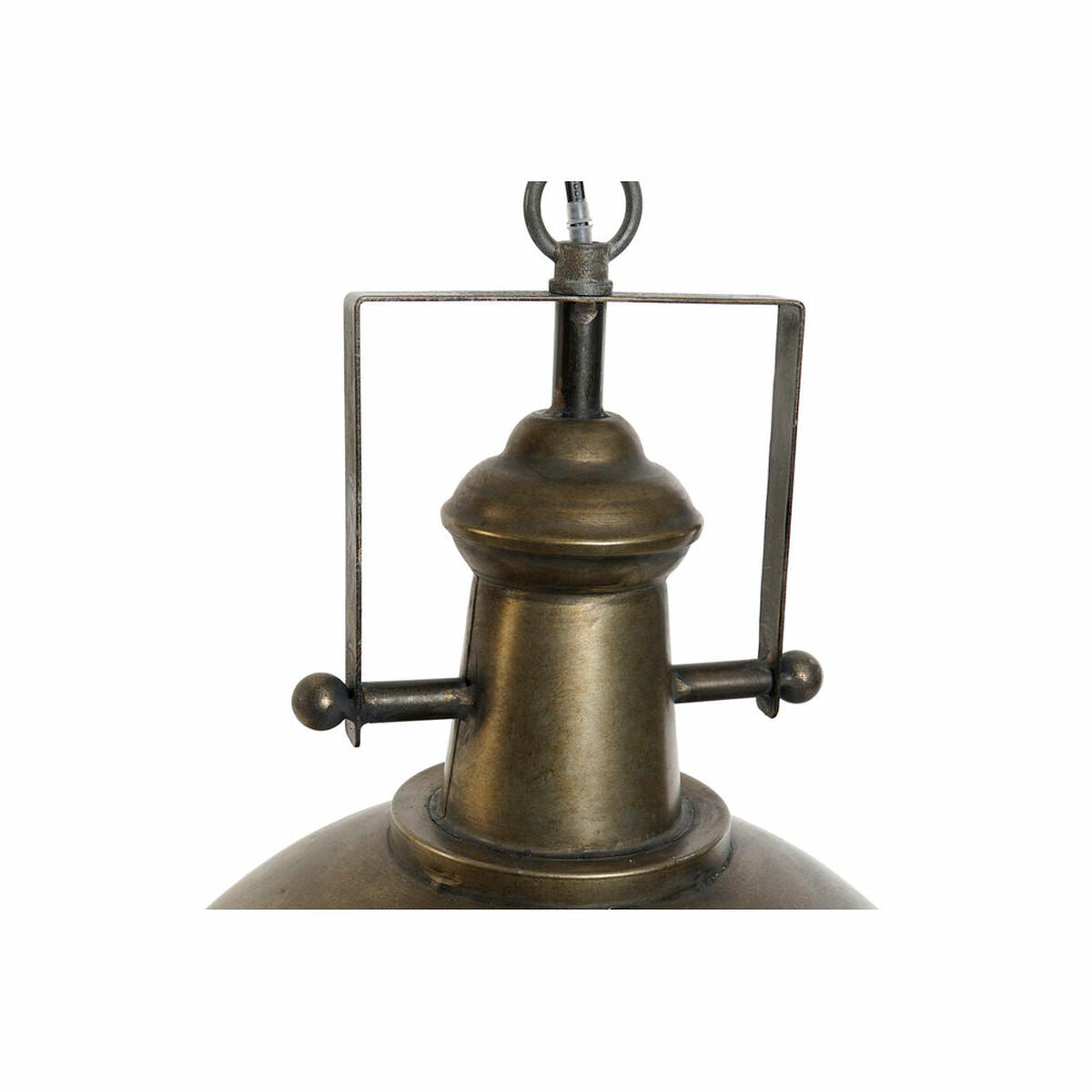 Taklys DKD Home Decor Krystall Gyllen Metall 220 V (35 x 35 x 47 cm)