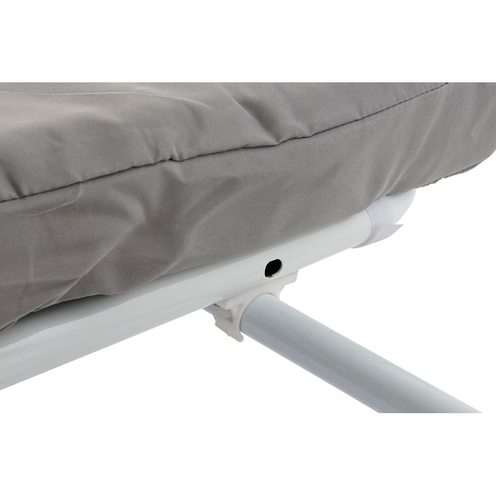 Benk DKD Home Decor Grå Huske Polyester Stål (210 x 120 x 167 cm)