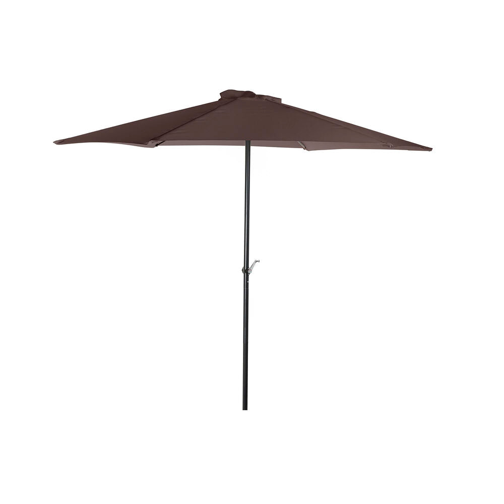 Aurinkovarjo DKD Home Decor Brun Svart Polyester Stål (300 x 300 x 250 cm)
