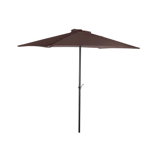 Aurinkovarjo DKD Home Decor Brun Svart Polyester Stål (300 x 300 x 250 cm)
