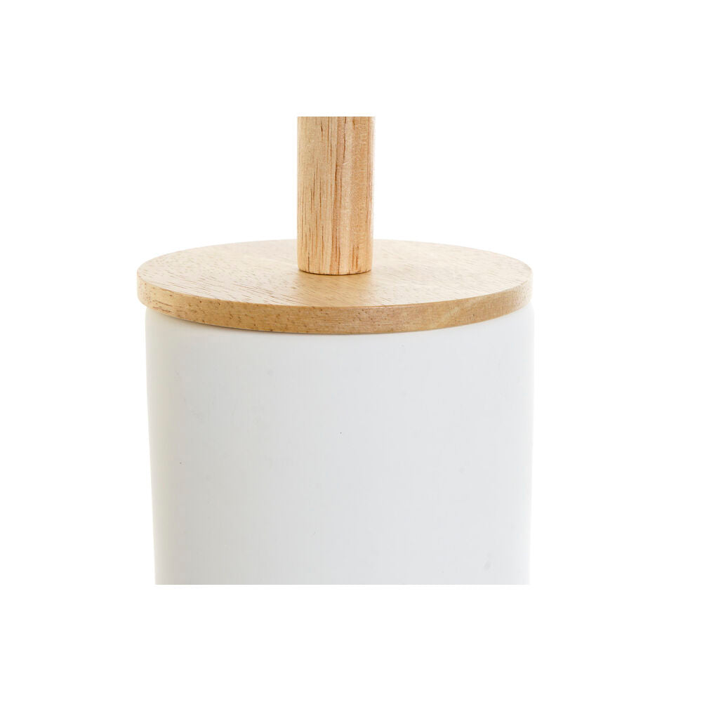 Dobørste DKD Home Decor Naturell Hvit Steintøy (10 x 10 x 38 cm)