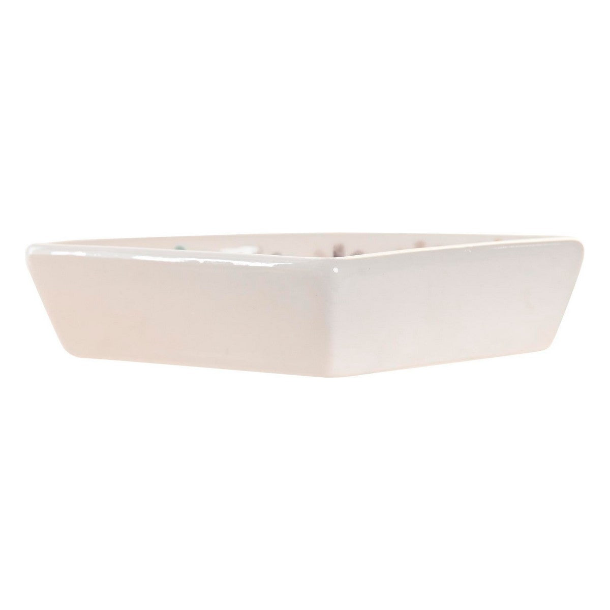 Snacksbrett DKD Home Decor Flerfarget Bambus Steintøy 5 Deler (21,5 x 21,5 x 1 cm)