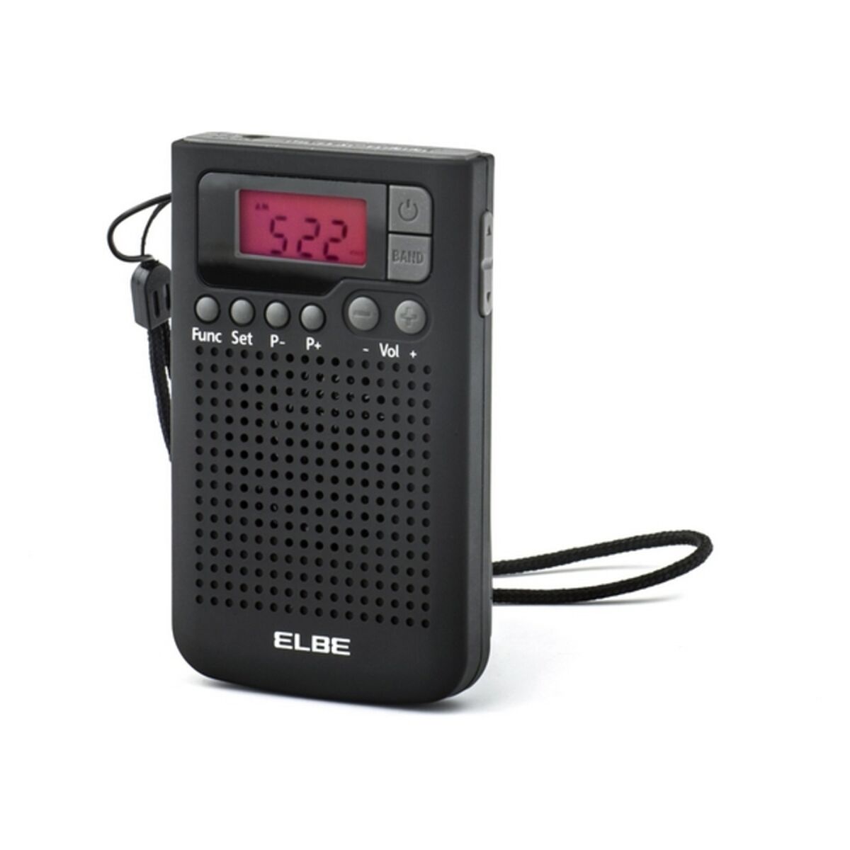 Transistorradio ELBE AM/FM Svart
