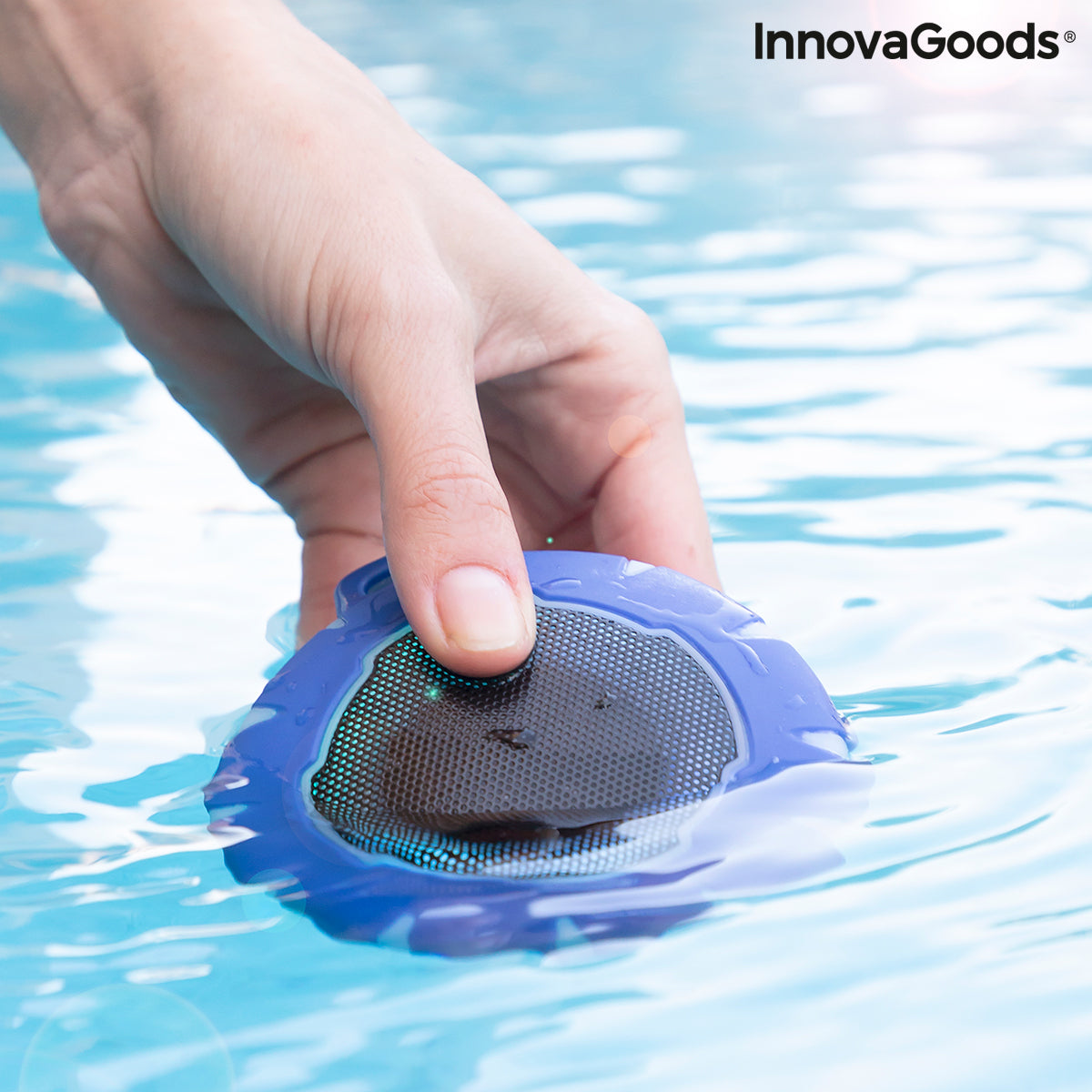 Flytende trådløs høyttaler med LED Floaker InnovaGoods