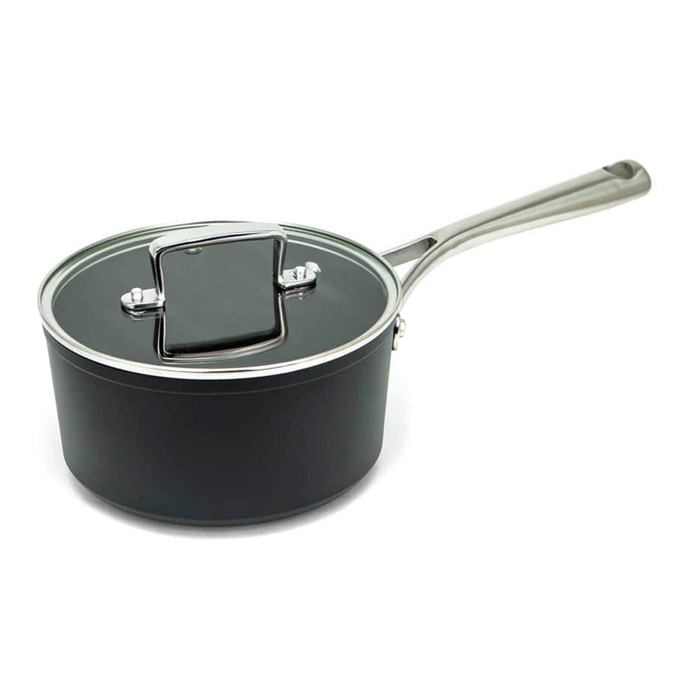 Gryte med Lokk Amercook Svart Terrakotta Stekeovn Rustfritt stål Aluminium (Ø 18 cm)