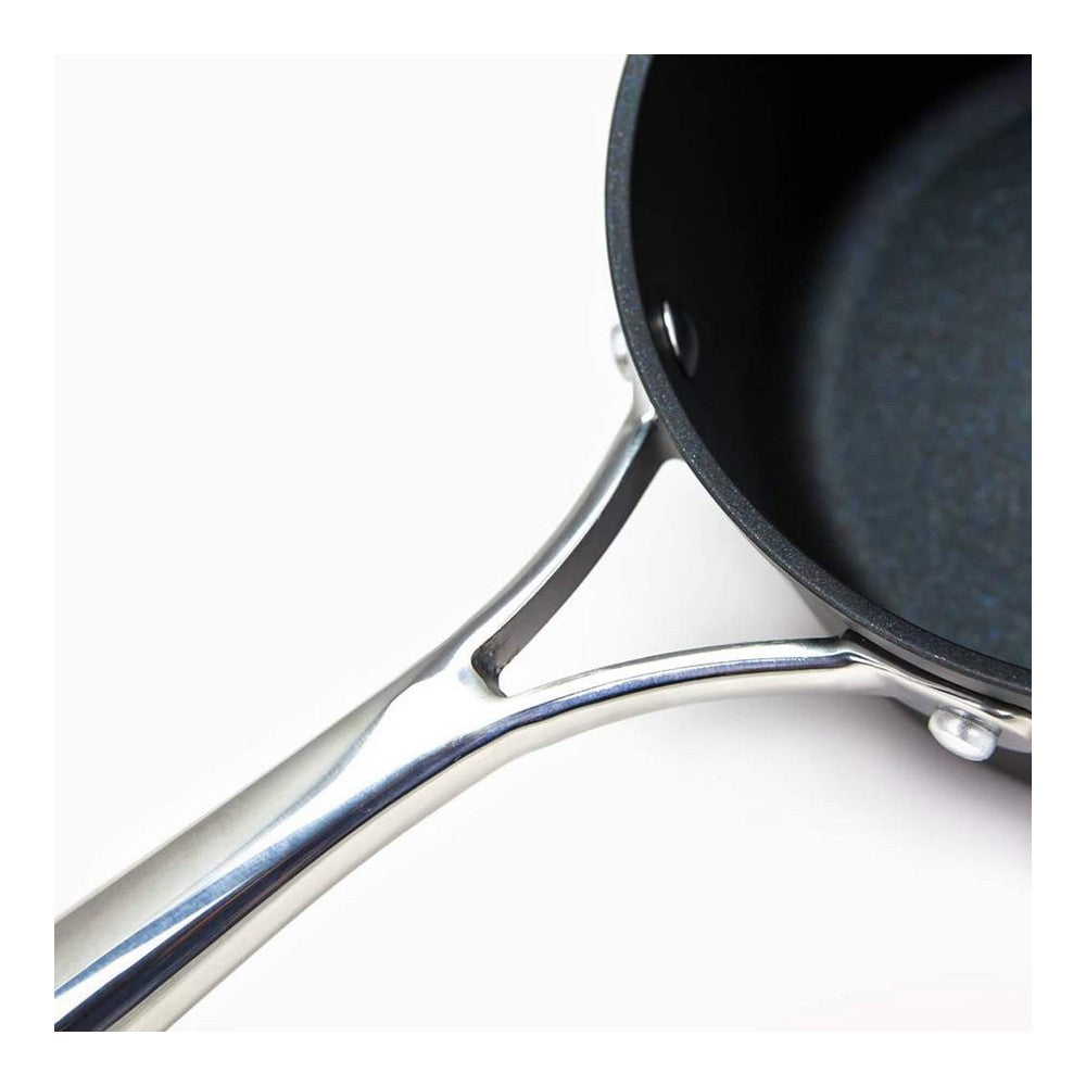 Gryte med Lokk Amercook Svart Terrakotta Stekeovn Rustfritt stål Aluminium (Ø 18 cm)