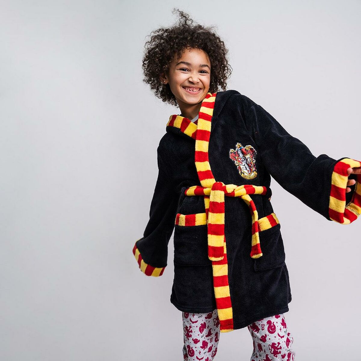 Morgenkåpe for barn Harry Potter Svart
