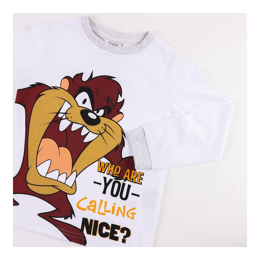 Nattdress Barne Looney Tunes Grå